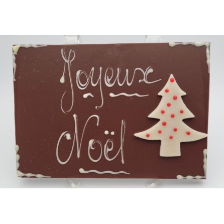 Plaque chocolat JOYEUX NOEL